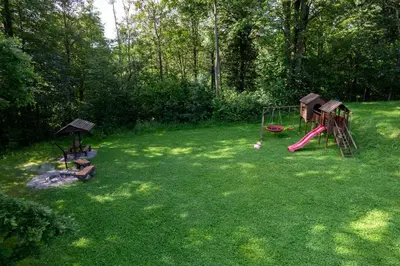 Ogród w obiekcie Agroturystyka W oddali z balią