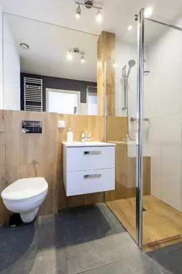 Łazienka w obiekcie Apartamenty niedaleko dworca od WroclawApartament-pl