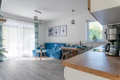 Kuchnia lub aneks kuchenny w obiekcie Apartamenty Pod Cisem Lux
