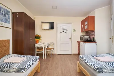 Kuchnia lub aneks kuchenny w obiekcie Apartamenty P7 Dzierżoniów