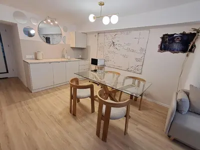 Kuchnia lub aneks kuchenny w obiekcie Pokoje Za Kinem