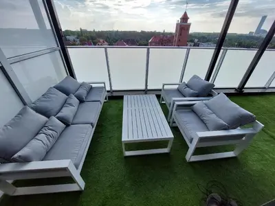 Część wypoczynkowa w obiekcie Sunset Apartament