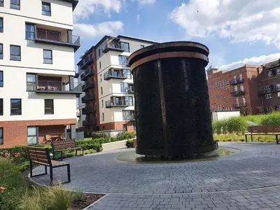 Budynek, w którym mieści się apartament