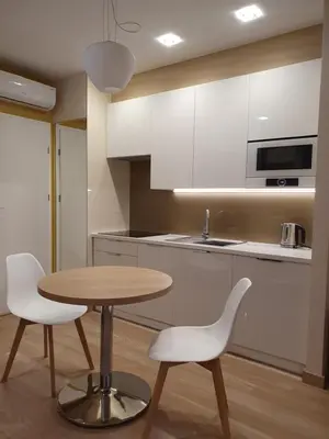 Kuchnia lub aneks kuchenny w obiekcie Apartament Gliwice Górnych Walów