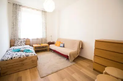 Łóżko lub łóżka w pokoju w obiekcie Happy ESTATE Apartments - Rynek
