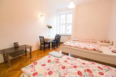 Łóżko lub łóżka w pokoju w obiekcie Happy ESTATE Apartments - Rynek