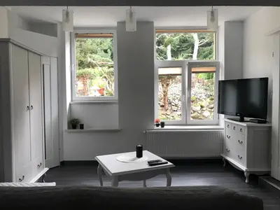 Telewizja i/lub zestaw kina domowego w obiekcie Skalny ogród
