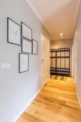 Łóżko lub łóżka w pokoju w obiekcie Komfortowy apartament z parkingiem