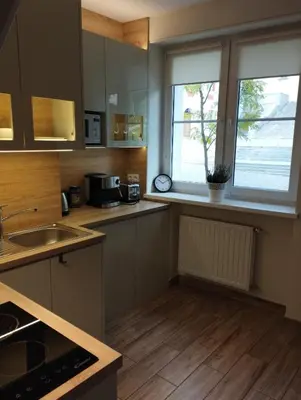Kuchnia lub aneks kuchenny w obiekcie Havel Apartment