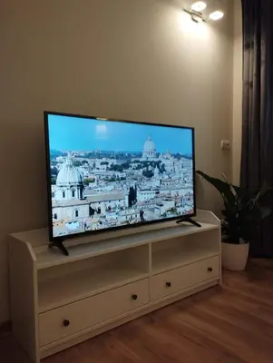 Telewizja i/lub zestaw kina domowego w obiekcie Havel Apartment