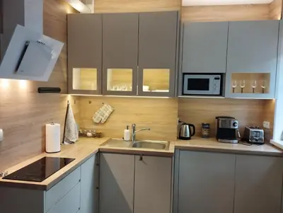 Kuchnia lub aneks kuchenny w obiekcie Havel Apartment