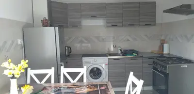 Kuchnia lub aneks kuchenny w obiekcie Apartament przy Papierni