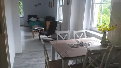 Część wypoczynkowa w obiekcie Apartament przy Papierni