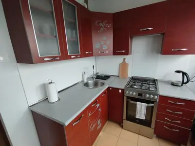 Kuchnia lub aneks kuchenny w obiekcie Apartamenty A&B Silver