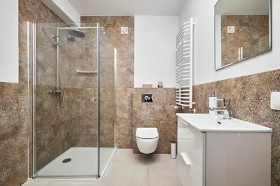 Łazienka w obiekcie Blue Apartament & Office Kudowa-Zdrój