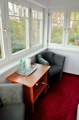 Część wypoczynkowa w obiekcie Pensjonat Panorama