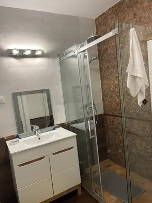 Łazienka w obiekcie Luxury Maślice Apartment
