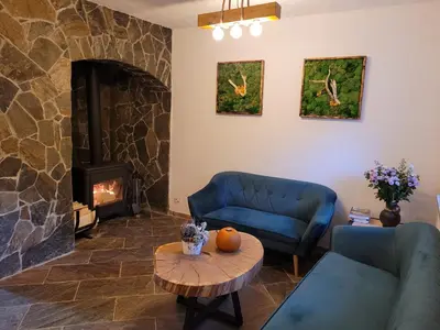 Część wypoczynkowa w obiekcie Apartamenty na Skraju