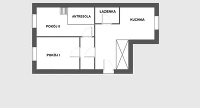 Plan piętra w obiekcie AS Home 9-osobowy apartament w Rynku