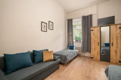 Część wypoczynkowa w obiekcie AS Home 9-osobowy apartament w Rynku