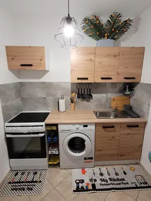 Kuchnia lub aneks kuchenny w obiekcie Apartament Leon