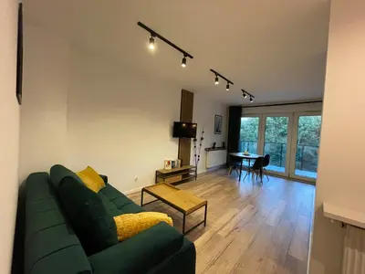 Część wypoczynkowa w obiekcie Apartament Park Poezji