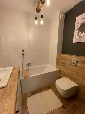 Łazienka w obiekcie Apartament Park Poezji