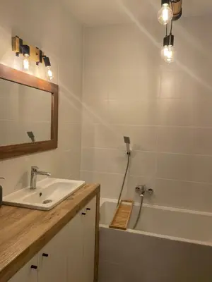 Łazienka w obiekcie Apartament Park Poezji