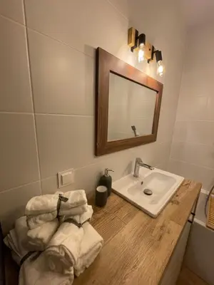 Łazienka w obiekcie Apartament Park Poezji