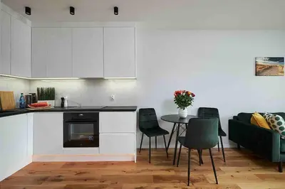 Kuchnia lub aneks kuchenny w obiekcie Apartment Olympia
