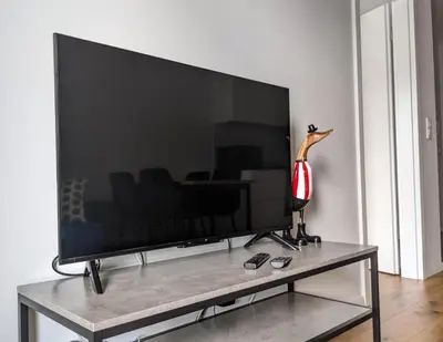 Telewizja i/lub zestaw kina domowego w obiekcie Apartment Olympia