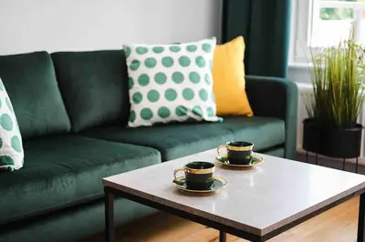 Część wypoczynkowa w obiekcie Apartment Olympia