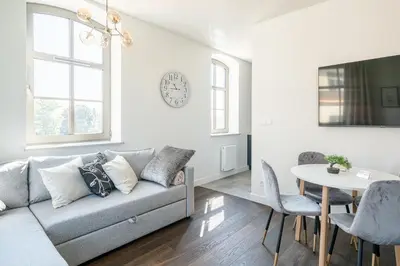 Część wypoczynkowa w obiekcie RentPlanet - Apartamenty Młyn Maria