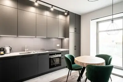 Kuchnia lub aneks kuchenny w obiekcie RentPlanet - Apartamenty Młyn Maria