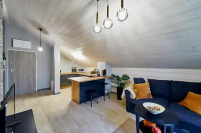 Kuchnia lub aneks kuchenny w obiekcie LAGUNA Apartament Polanica Residence 57