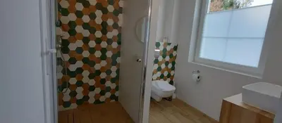 Łazienka w obiekcie Róża Sudetów Domek