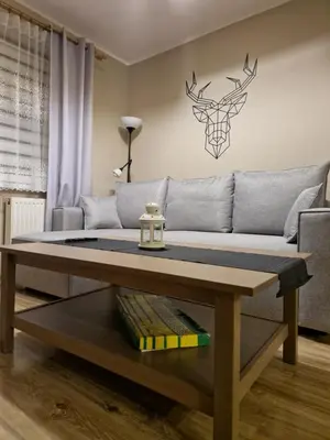 Część wypoczynkowa w obiekcie 91WrocLove Apartaments