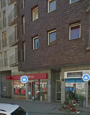 Budynek, w którym mieści się apartament