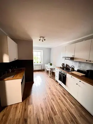 Kuchnia lub aneks kuchenny w obiekcie Nocleg Opole Kopernik Apartament