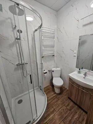 Łazienka w obiekcie Hostel KASZUBSKA