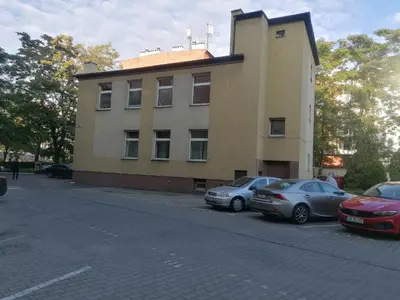 Budynek, w którym mieści się hostel