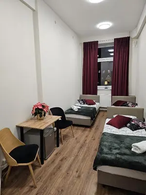 Część wypoczynkowa w obiekcie Hostel KASZUBSKA