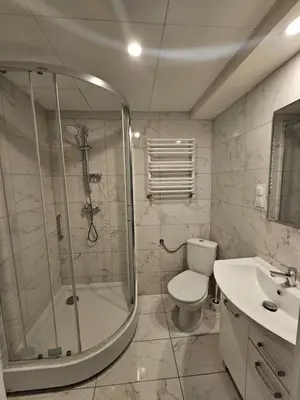 Łazienka w obiekcie Hostel KASZUBSKA