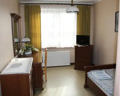Telewizja i/lub zestaw kina domowego w obiekcie Hotel Sportowy