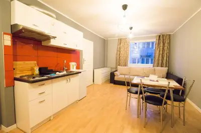 Kuchnia lub aneks kuchenny w obiekcie Happy Apartments - Economy