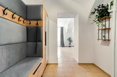 Część wypoczynkowa w obiekcie Apartament na parterze 40 m od rynku