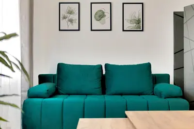 Część wypoczynkowa w obiekcie Apartament na parterze 40 m od rynku