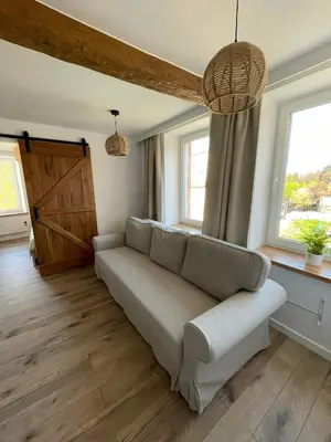 Część wypoczynkowa w obiekcie Sosnowy Apartament