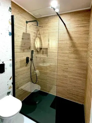 Łazienka w obiekcie Sosnowy Apartament