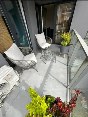 Balkon lub taras w obiekcie 5-star apartment
